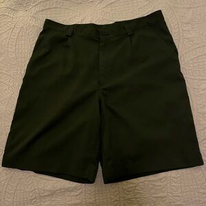Under Armour Black Flat Front Shorts